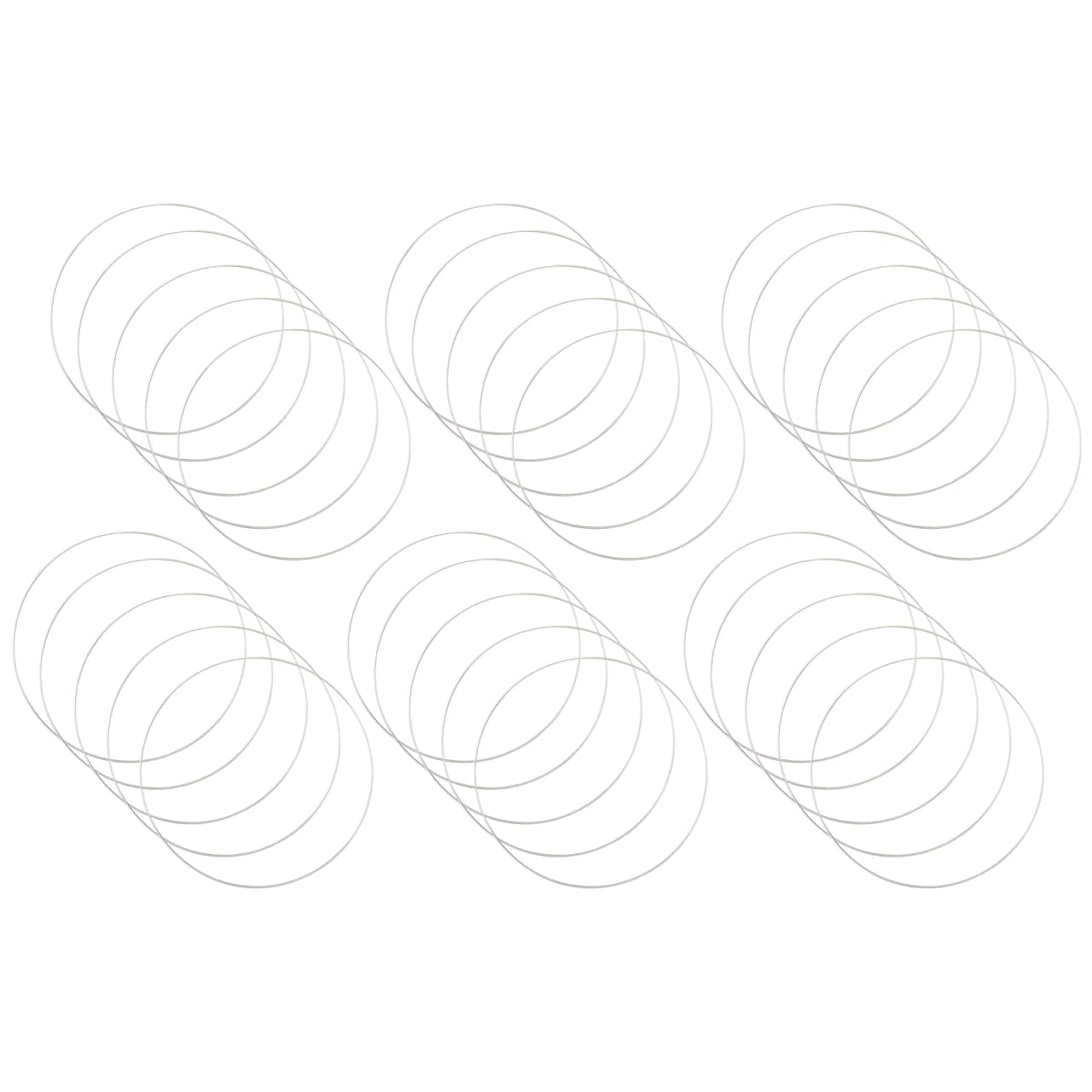 30 Pack: Gold Metal Wire Floral Hoop by Ashland®